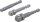 BGS Bohrmaschinen-Kippadapter-Satz | Antrieb Außensechskant 6,3 mm (1/4") | 3-tlg.