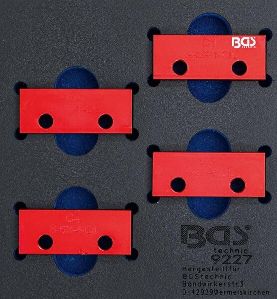 BGS Werkstattwageneinlage 1/6: Nockenwellen-Arretierwerkzeug-Satz | für Alfa Romeo / Lancia 3.0l V6 24V