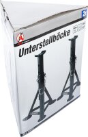 BGS Diy Unterstellböcke | Traglast 1500 kg / Paar | Hub 322 - 490 mm | 1 Paar