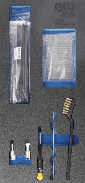 BGS Werkstattwageneinlage 1/3: Verbrauchsmaterial | für Kunststoff-Reparatur-Satz Art. 9388