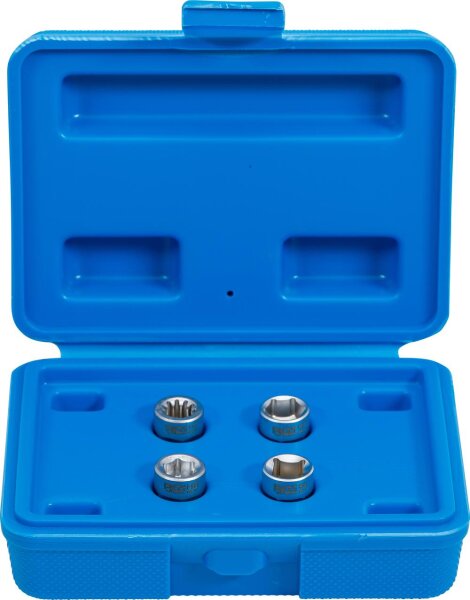 BGS Bremsssattel-Spezial-Einsätze | Antrieb Außensechskant SW 12 mm | 4-tlg.