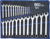 BGS Maul-Ringschlüssel-Satz | Zollgrößen | SW 1/4" - 1.1/4" | 25-tlg.