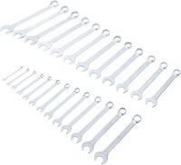 BGS Maul-Ringschlüssel-Satz | Zollgrößen | SW 1/4" - 1.1/4" | 25-tlg.