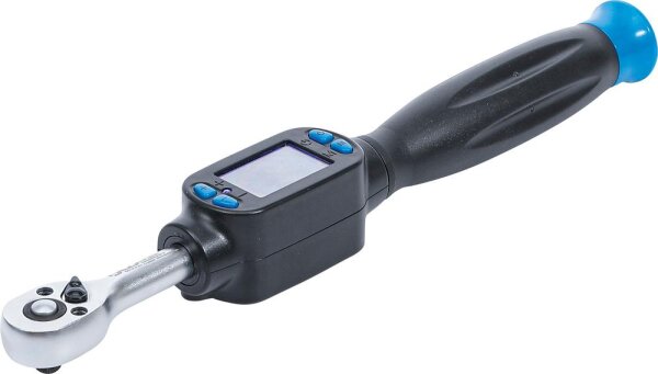 BGS Digitaler Drehmomentschlüssel | Abtrieb Außenvierkant 6,3 mm (1/4") | 6 - 30 Nm