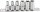 BGS Steckschlüssel-Einsatz-Satz T-Profil Plus (für Torx Plus) | Antrieb Innenvierkant 6,3 mm (1/4") | SW 6EP - 12EP | 6-tlg.