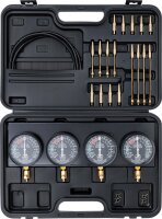 BGS Diy Synchron-Vergaser-Testgerät | mit 4 Synchronuhren | 26-tlg.