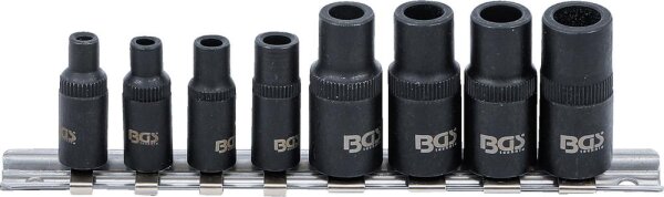 BGS Gewindebohrer-Aufnahme-Satz | 6,3 mm (1/4") / 10 mm (3/8") | 8-tlg.