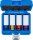 BGS Kraft-Schoneinsatz-Satz | Antrieb Innenvierkant 12,5 mm (1/2") | SW 17 / 19 / 21 / 22 mm | 4-tlg.