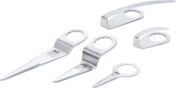 BGS Schneidmesserset für Druckluft-Ausglaser | für Art. 3218, 9291 | 5-tlg.