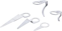 BGS Schneidmesserset für Druckluft-Ausglaser | für Art. 3218, 9291 | 5-tlg.