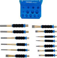 BGS Splintentreiber-/ Körner-/ Flachmeißel-Satz | mit Handschutz | 13-tlg.