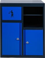 BGS Unterschrank | mit Rollenhalter und Abfallmodul