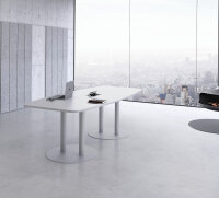 Schreibtisch Tisch feste Höhe VKT 220cm