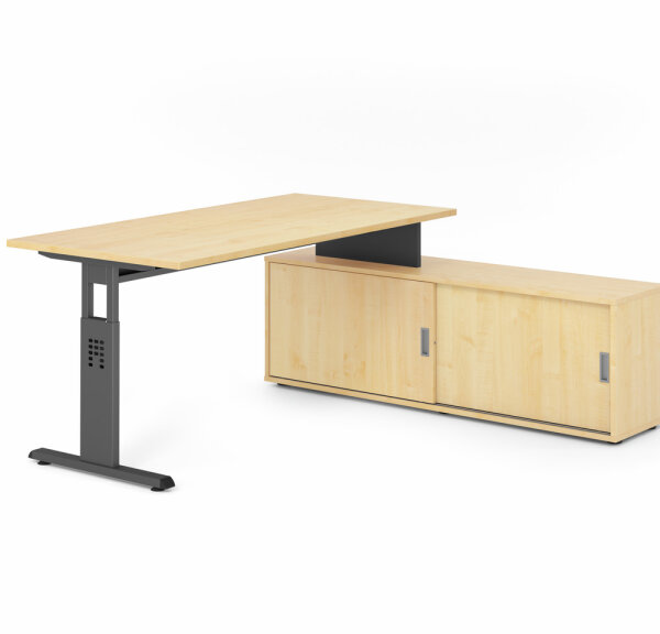 Schreibtisch Tisch-Sideboard-Kombination VOS 160cm