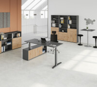 Schreibtisch Tisch-Sideboard-Kombination VXBHM 160cm