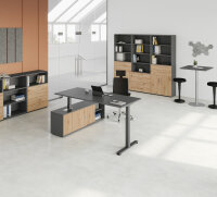 Schreibtisch Tisch-Sideboard-Kombination VXMST 160cm