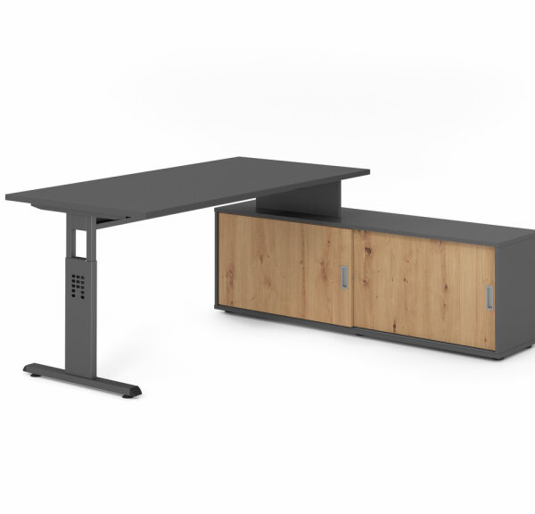 Schreibtischkombi OSE16, Sideboard 1750S