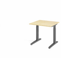 Schreibtisch XB08 Ahorn/Graphit