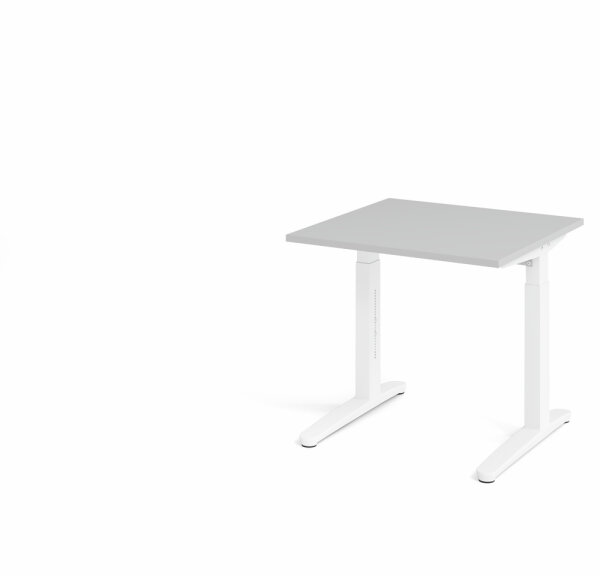 Schreibtisch XB08 Grau/Weiß