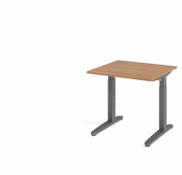 Schreibtisch XB08 Nussbaum/Graphit