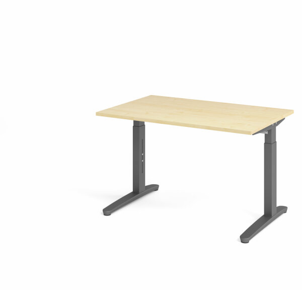 Schreibtisch XB12 Ahorn/Graphit