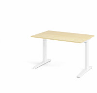 Schreibtisch XB12 Ahorn/Weiß