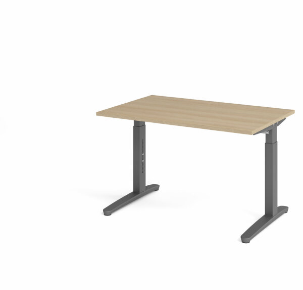 Schreibtisch XB12 Eiche/Graphit