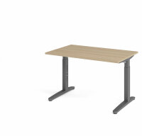 Schreibtisch XB12 Eiche/Graphit