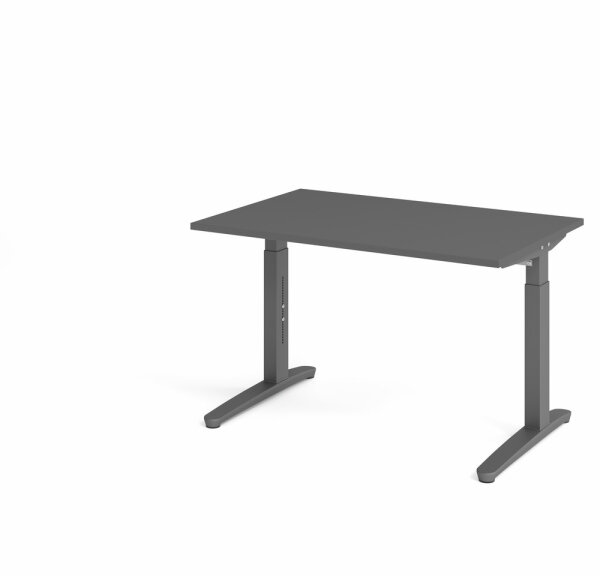 Schreibtisch XB12 Graphit/Graphit