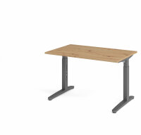 Schreibtisch XB12 Asteiche/Graphit