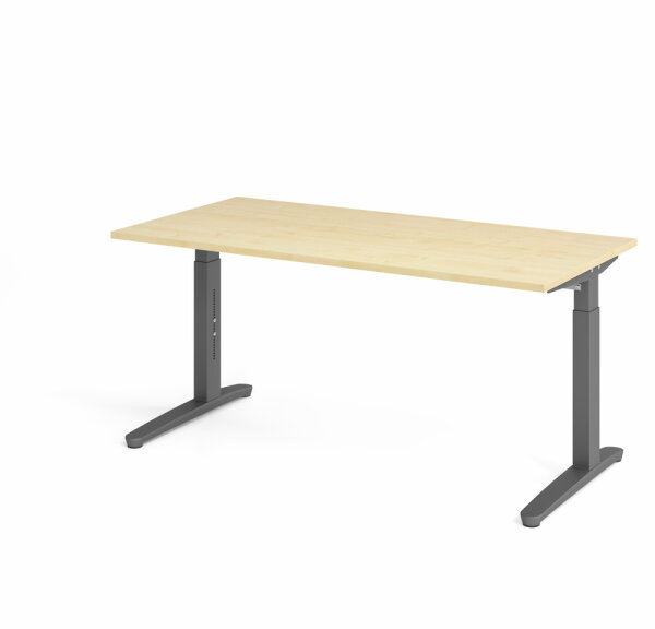 Schreibtisch XB16 Ahorn/Graphit