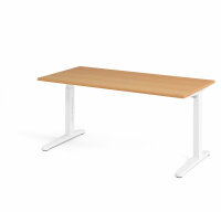 Schreibtisch XB16 Buche/Weiß