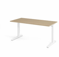 Schreibtisch XB16 Eiche/Weiß