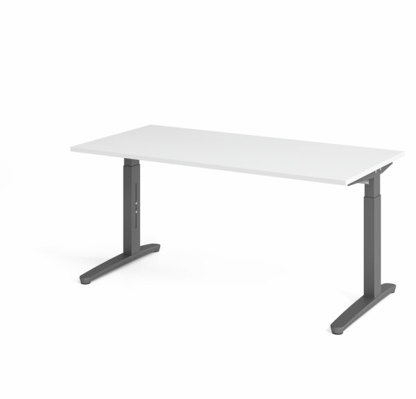 Schreibtisch XB16 Weiß/Graphit