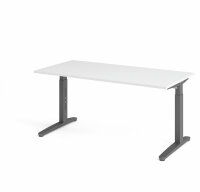 Schreibtisch XB16 Weiß/Graphit