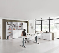 Schreibtisch XB18 Grau/Graphit