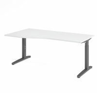 Schreibtisch XB18 Weiß/Graphit