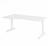 Schreibtisch XB18 Weiß/Weiß