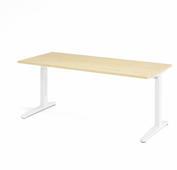 Schreibtisch XB19 Ahorn/Weiß