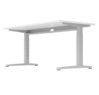 Schreibtisch XB19 Grau/Weiß