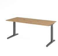 Schreibtisch XB19 Asteiche/Graphit