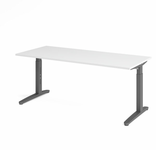 Schreibtisch XB19 Weiß/Graphit