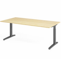 Schreibtisch XB2E Ahorn/Graphit