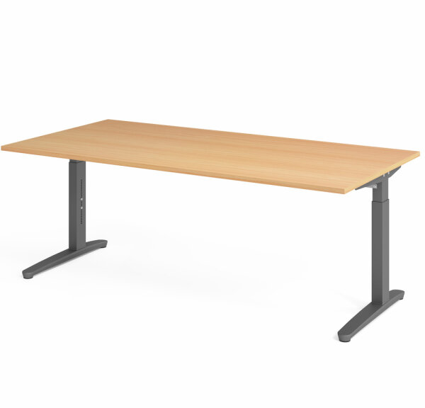 Schreibtisch XB2E Buche/Graphit