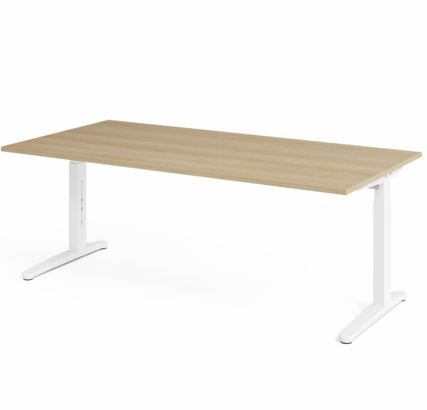 Schreibtisch XB2E Eiche/Weiß