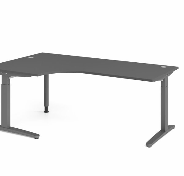 Schreibtisch XB82 Graphit/Graphit