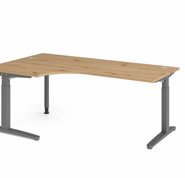 Schreibtisch XB82 Asteiche/Graphit