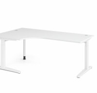 Schreibtisch XB82 Weiß/Weiß