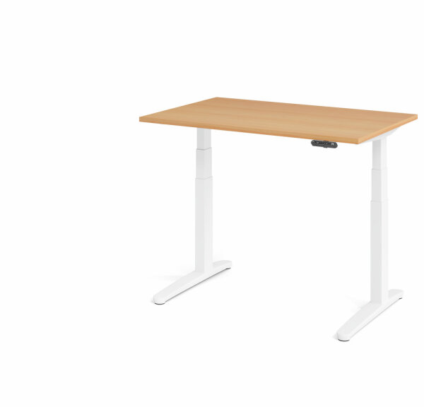 Schreibtisch XBHM 12 Buche/Weiß