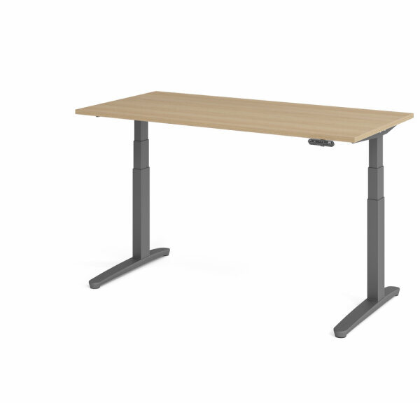 Schreibtisch XBHM 16 Eiche/Graphit